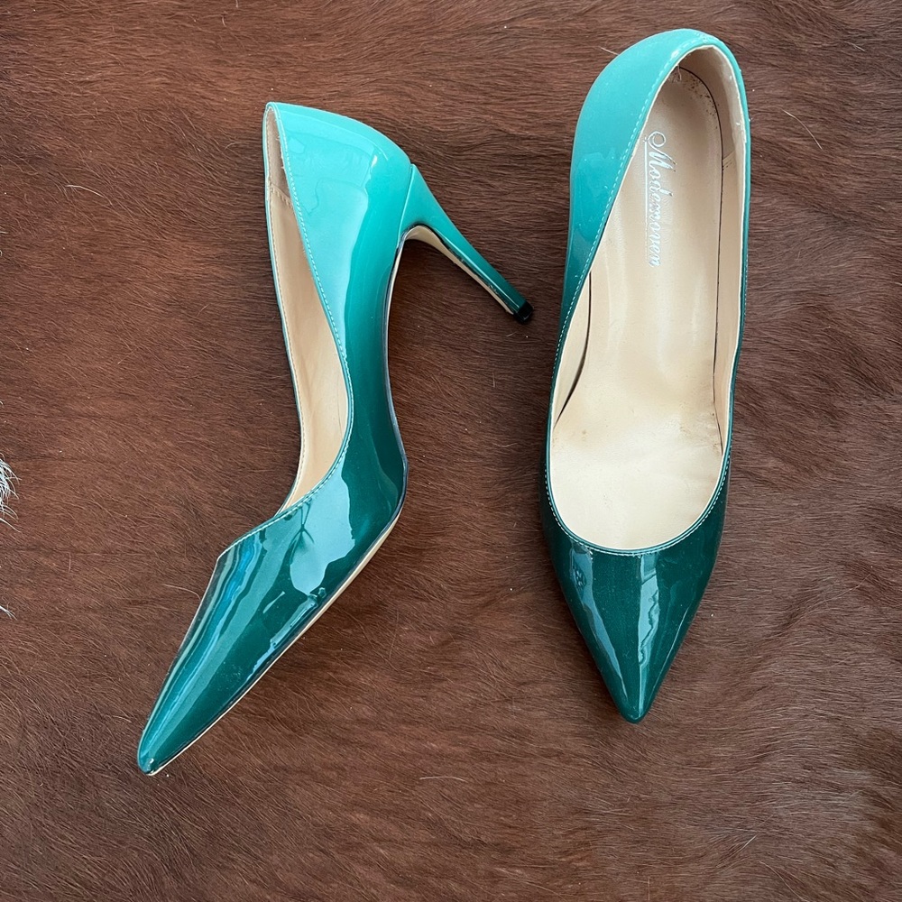 Green transition heels